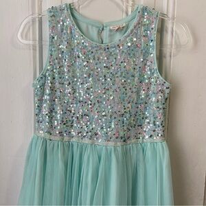 Charming Aqua Sequin Kids Dress | Cat & Jack